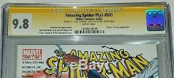 Amazing Spider-Man #500 CGC 9.8 NM/MT SS Signed by Stan Lee and J Scott Campbell