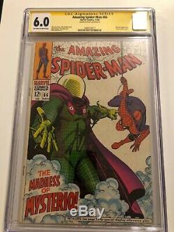 Amazing Spider-Man #66 CGC 6.0 SS Signed by STAN LEE Mysterio Movie