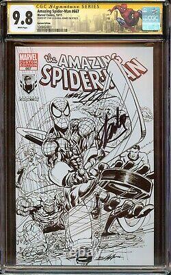 Amazing Spider-Man #667 CGC 9.8 Signed Stan Lee & Neal Adams Custom Variant