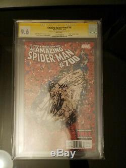 Amazing Spider-Man #700 CGC SS 9.6 Signed Stan Lee & Humberto Ramos Marvel 2013