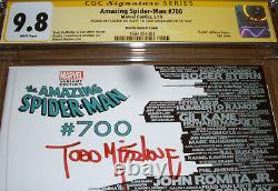 Amazing Spider-Man 700 CGC SS 9.8 SIGNED Stan Lee Todd McFarlane Skyline Variant