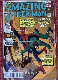 Amazing Spider-Man 700 Ditko Variant Signed by Stan Lee withCOA