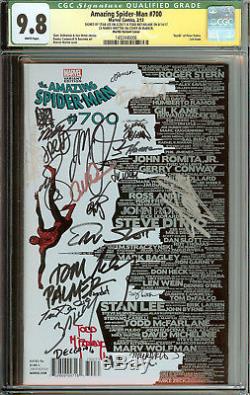 Amazing Spider-Man #700 Skyline Variant CGC 9.8 Stan Lee, McFarlane Signed 27x