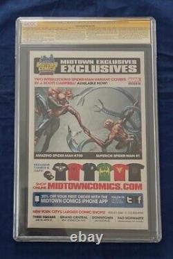 Amazing Spider-Man 700 & Superior Spider-Man 1 Set Signed by Stan Lee & Campbell