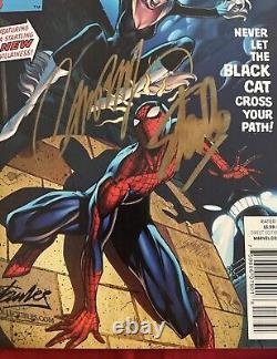 Amazing Spider-Man #8 J Scott Campbell Color Variant Signed by Stan Lee with COA