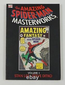 Amazing Spider-Man Masterworks TPB #1 VF- SIGNED by Stan Lee 1st print