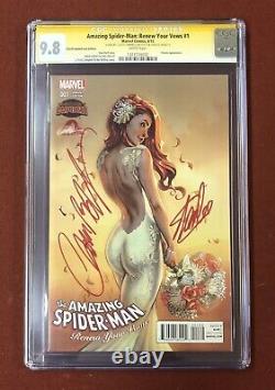 Amazing Spider-Man Renew Your Vows 1 Color CGC 9.8 Signed by Stan Lee & Campbell