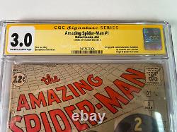 Amazing Spider-Man, Vol. 1 #1 (1963) CGC 3.0 SIGNED by STAN LEE