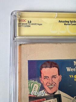 Amazing Spider-Man, Vol. 1 #1 (1963) CGC 3.0 SIGNED by STAN LEE