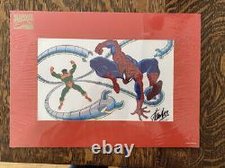Amazing Spider-Man lithograph signed by Stan Lee with COA plus bonus