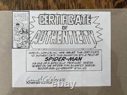 Amazing Spider-Man lithograph signed by Stan Lee with COA plus bonus