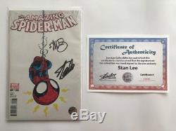 Amazing Spider-man #1 Baby Variant Signed Stan Lee & Skottie Young Peter Parker