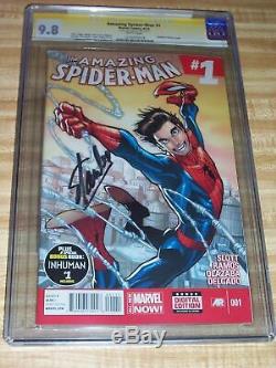 Amazing Spider-man 1 Cgc Ss 9.8 Stan Lee Signed Ramos Variant