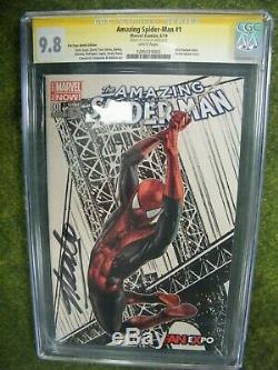 Amazing Spider-man #1 Fan Expo Variant CGC 9.8 Signed by Stan Lee