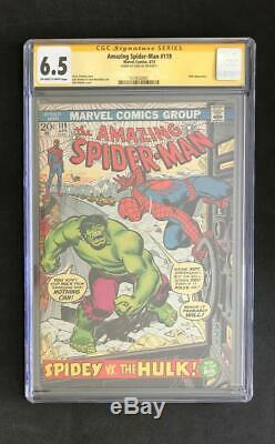Amazing Spider-man #119 Cgc 5.5 Ss Signed Stan Lee Vs Hulk Appearance 129 1 300