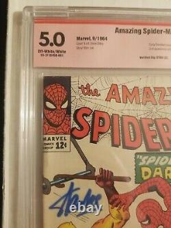 Amazing Spider-man #16 Cbcs 5.0-@signed Stan Lee-@-key 1st Daredevil Crossover