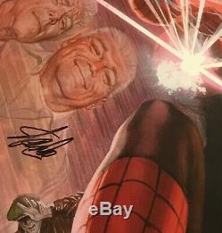 Amazing Spider-man #1alex Ross Variant Cover Art Posterhand-signed By Stan Lee