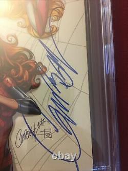 Amazing Spider-man #25variant A Cgc Ss 9.4 Signed 2x By Stan Lee & Campbell