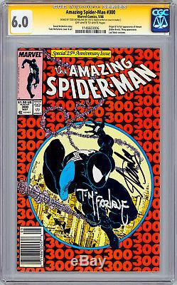 Amazing Spider-man #300 Cgc-ss 6.0 Signed By Todd Mcfarlane & Stan Lee 1988