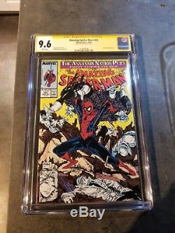 Amazing Spider-man #322 Cgc 9.6 Ss Signed By Stan Lee-mcfarlane Art-silver Sable