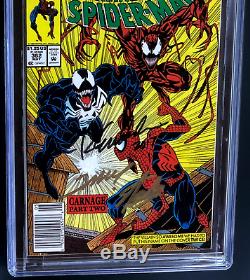 Amazing Spider-man #362 3x Signed Stan Lee + Bagley & Emberlin Cgc 9.6 Ss