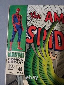 Amazing Spider-man #48 signed by Stan Lee and John Romita Sr