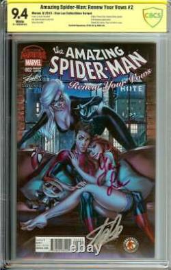Amazing Spider-man Renew Your Vows #2 Cbcs 9.4 White Pages // Signed Stan Lee