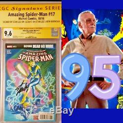 Amazing Spiderman 17 9.6 CGC SS SIGNED BY STAN LEE ON HIS 95TH BIRTHDAY