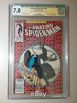 Amazing Spiderman #300 CGC 7.0 SS signed by Stan Lee & Todd Mcfarlane 1st Venom
