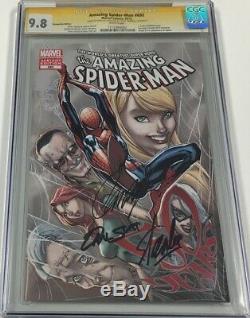 Amazing Spiderman #692 FanExpo Signed by Stan Lee & J. Scott Campbell CGC 9.8 SS