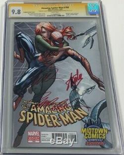 Amazing Spiderman #700 Midtown Signed by Stan Lee & J. Scott Campbell CGC 9.8 SS