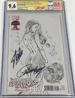 Amazing Spiderman Renew Your Vows #1 Signed Stan Lee & J. Scott Campbell CGC SS