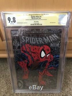 Amazing Spiderman Torment Silver 1 CGC 9.8 Signed By Stan Lee And Todd McFarlane