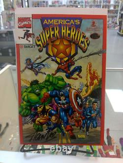 Americas Super Heroes Target St Jude Special Signed Stan Lee 1999