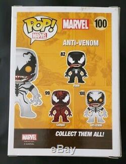 Anti Venom Funko Pop Signed By Stan Lee With COA Sticker Of Authenticity