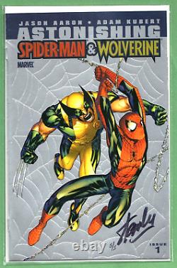Astonishing Spiderman & Wolverine 1 Stan Lee Signed Dynamic Forces Ltd S/n #5/5