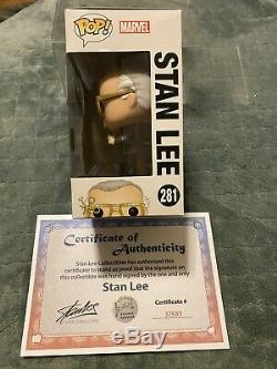 Autographed Funko Pop signed by Stan Lee Walmart Exclusive Guardians Galaxy COA