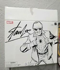 Autographed Marvel Legends SDCC Exclusive Stan Lee Spiderman Action Figure. Comic