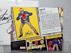 Autographed Marvel Legends SDCC Exclusive Stan Lee Spiderman Action Figure. Comic