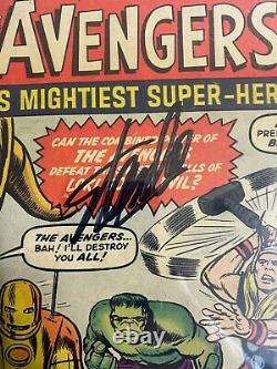 Avengers #1 Cgc 3.5 Signed By Stan Lee, Ow Pages, 1st Appearance Of The Avengers