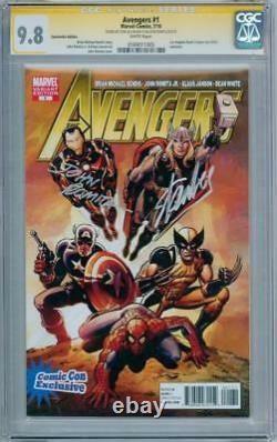 Avengers #1 La Con Variant Cgc 9.8 Signature Series Signed Stan Lee John Romita