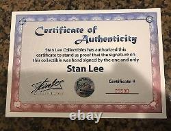 Avengers #1 SDCC Heroes Campbell Color Litho Signed by Stan Lee with COA