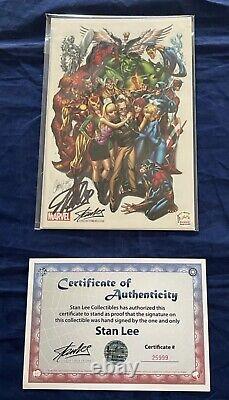 Avengers #1 SDCC J. Scott Campbell Color Variant Signed by Stan Lee with COA