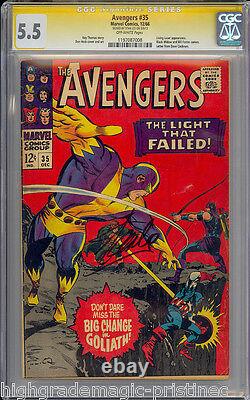 Avengers #35 Cgc 5.5 Ss Stan Lee Signed Sig Series Cgc #1197087008