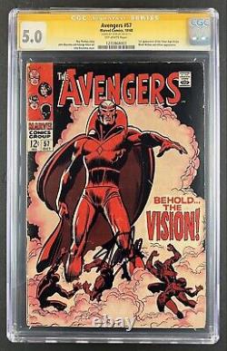 Avengers #57 CGC 5.0 signed By Stan Lee, 1st appearance of Vision