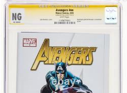 Avengers #nn 2010 CGC SIGNED By STAN LEE Quadruple gatefold Poster John Romita
