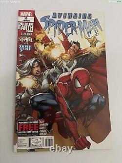 Avenging Spider-Man #8 Signed By Stan Lee withCOA Doctor Strange Silver Sable