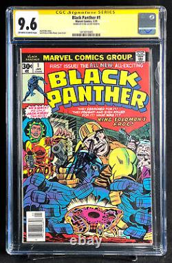 BLACK PANTHER #1 (Marvel 1977) CGC 9.6 NM+ Signed by STAN LEE super HTF