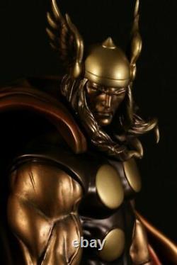 BOWEN SIGNED By STAN LEE THOR STATUE FAUX BRONZE MUSEUM AVENGERS Bust HULK