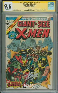 Beautiful Cgc Ss 9.6 Giant Size X-men #1 White Pages Signed By Stan Lee